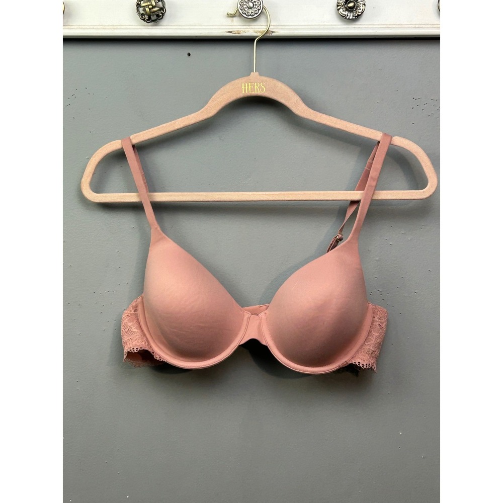 Soma Embraceable Enchanting Lace Demi Bra 38B Rose Pink